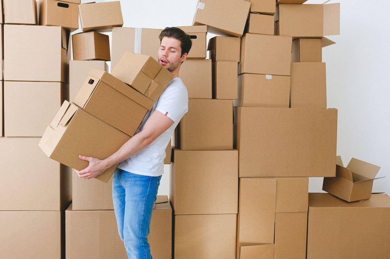 Pacific Crest Movers long distance moving truck en route from Vancouver to Calgary